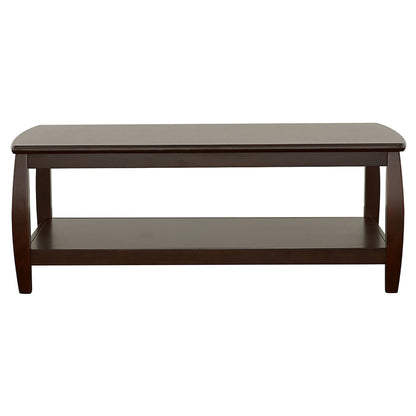 Dixon Rectangular Wood Coffee Table Set Espresso
