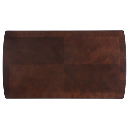 Dixon Rectangular Wood Coffee Table Set Espresso