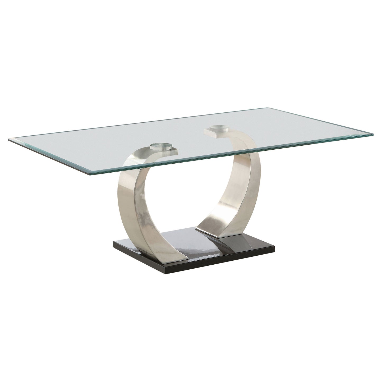 Pruitt Coffee and End Table Set Satin Silver