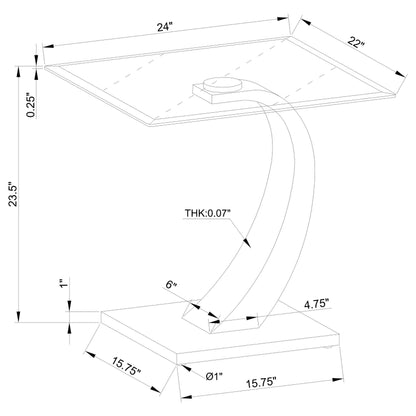 Pruitt Coffee and End Table Set Satin Silver