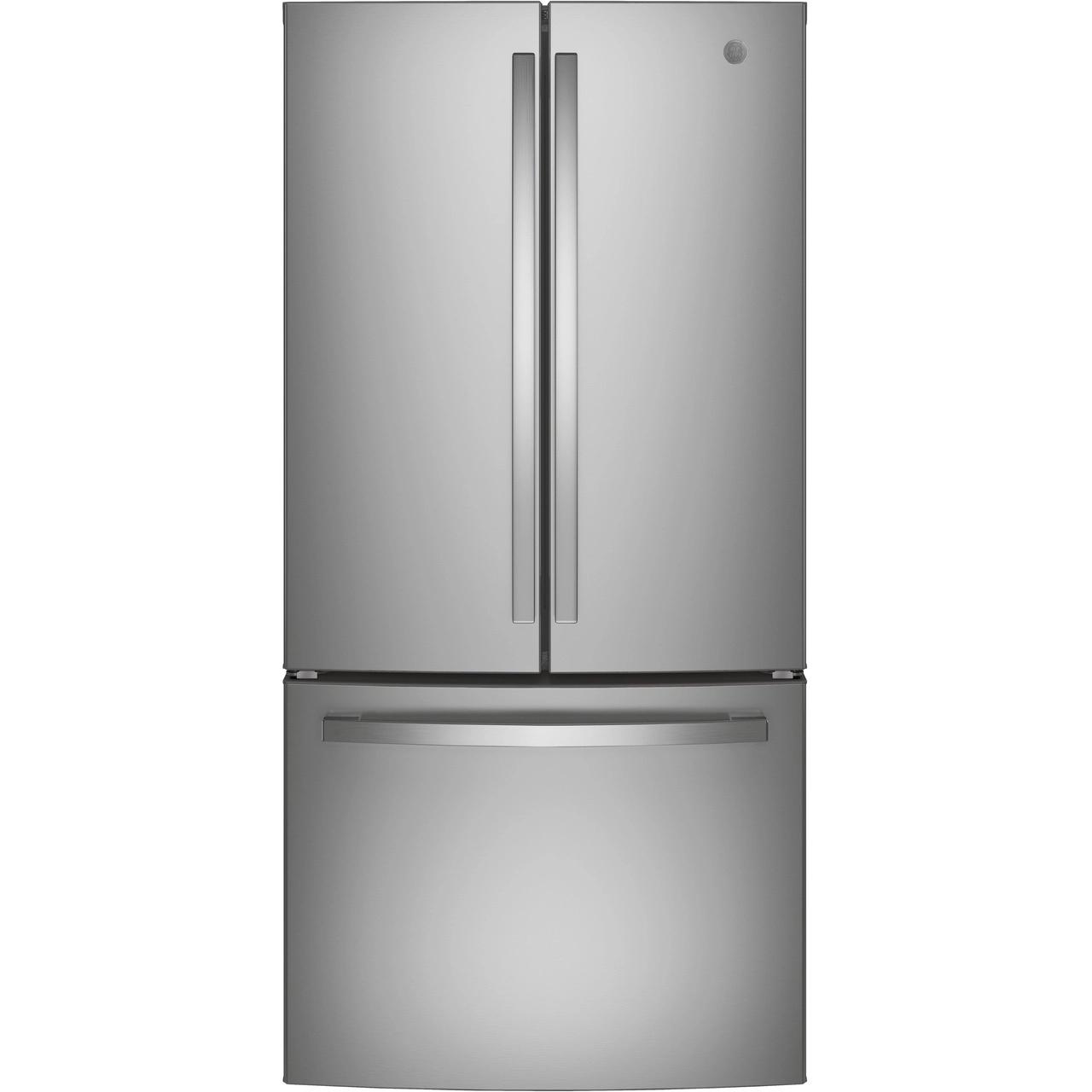  GE 33-inch, 18.6 cu. ft. Counter-Depth French-Door Refrigerator GWE19JYLFS IMAGE 1