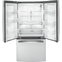  GE 33-inch, 18.6 cu. ft. Counter-Depth French-Door Refrigerator GWE19JYLFS IMAGE 3