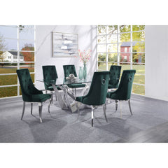 Mesa de comedor rectangular Dekel de 79 "de largo