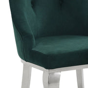 Silla auxiliar tapizada Dekel de 42" de alto (juego de 2)
