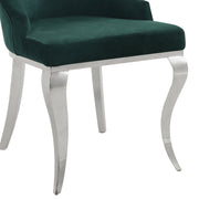 Silla auxiliar tapizada Dekel de 42" de alto (juego de 2)