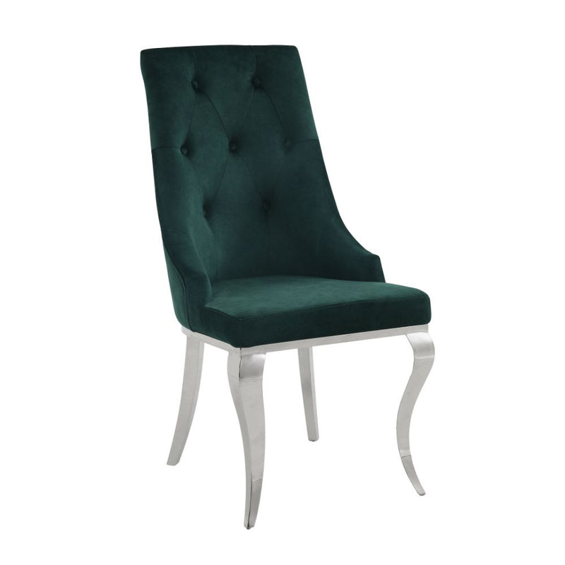 Silla auxiliar tapizada Dekel de 42" de alto (juego de 2)