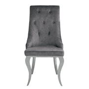 Silla auxiliar tapizada Dekel de 42" de alto (juego de 2)