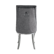 Silla auxiliar tapizada Dekel de 42" de alto (juego de 2)