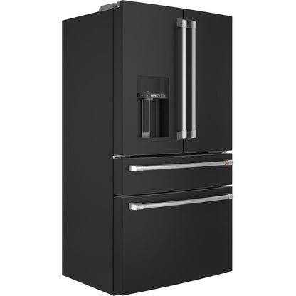  Café 36-inch, 22.3 cu.ft. Counter-Depth French 4-Door Refrigerator with Wi-Fi CXE22DP3PD1 IMAGE 2
