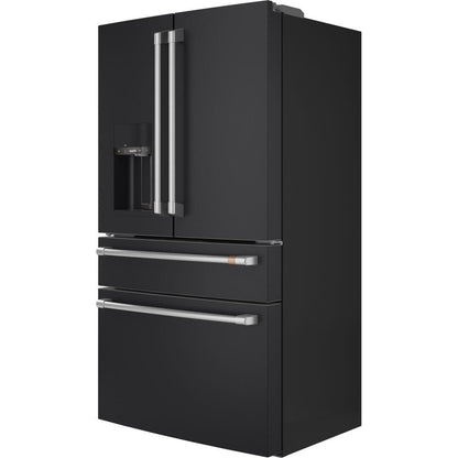  Café 36-inch, 22.3 cu.ft. Counter-Depth French 4-Door Refrigerator with Wi-Fi CXE22DP3PD1 IMAGE 3