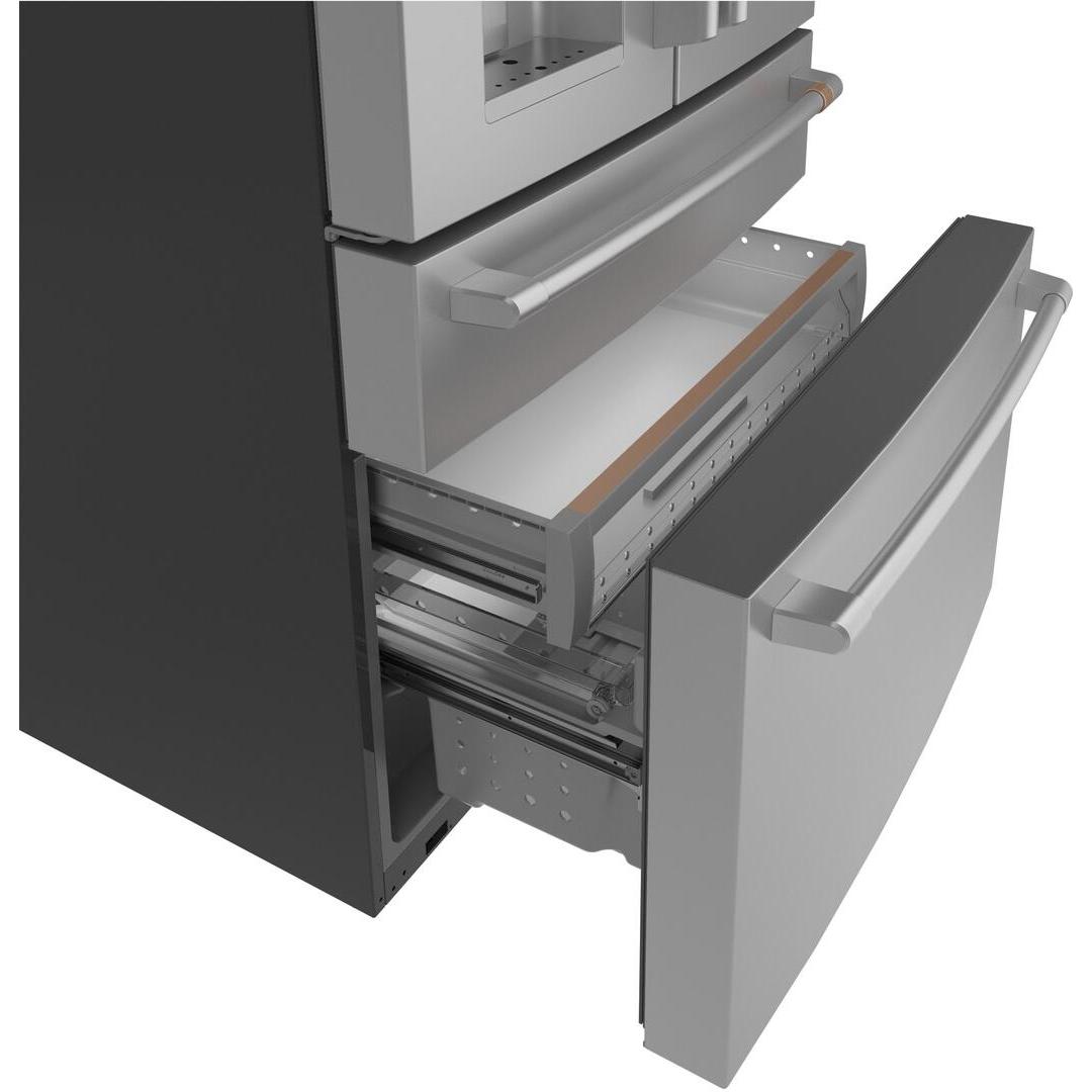  Café 36-inch, 22.3 cu.ft. Counter-Depth French 4-Door Refrigerator with Wi-Fi CXE22DP2PS1 IMAGE 7