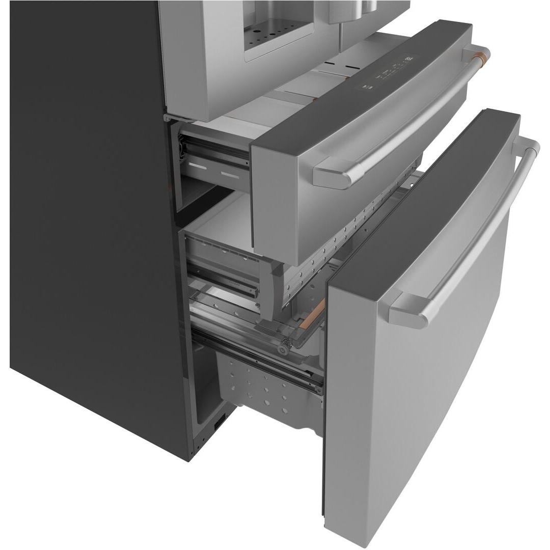  Café 36-inch, 22.3 cu.ft. Counter-Depth French 4-Door Refrigerator with Wi-Fi CXE22DP2PS1 IMAGE 9