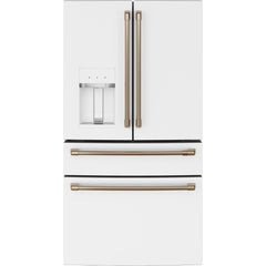  Café 36-inch, 22.3 cu.ft. Counter-Depth French 4-Door Refrigerator with Wi-Fi CXE22DP4PW2 IMAGE 1