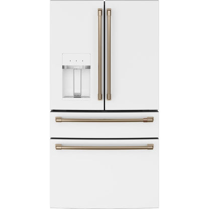  Café 36-inch, 22.3 cu.ft. Counter-Depth French 4-Door Refrigerator with Wi-Fi CXE22DP4PW2 IMAGE 1