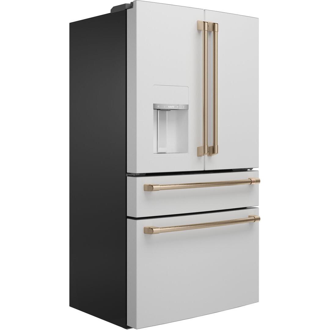  Café 36-inch, 22.3 cu.ft. Counter-Depth French 4-Door Refrigerator with Wi-Fi CXE22DP4PW2 IMAGE 2