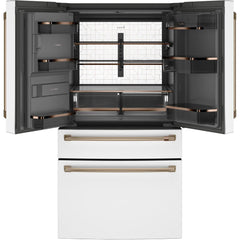  Café 36-inch, 22.3 cu.ft. Counter-Depth French 4-Door Refrigerator with Wi-Fi CXE22DP4PW2 IMAGE 4