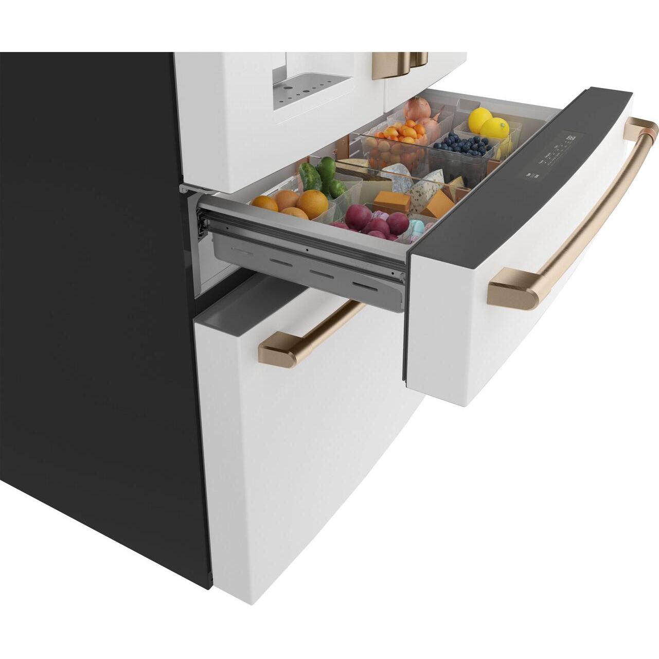  Café 36-inch, 22.3 cu.ft. Counter-Depth French 4-Door Refrigerator with Wi-Fi CXE22DP4PW2 IMAGE 8