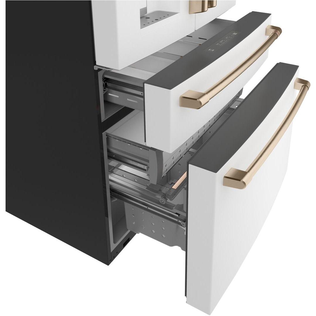  Café 36-inch, 22.3 cu.ft. Counter-Depth French 4-Door Refrigerator with Wi-Fi CXE22DP4PW2 IMAGE 9