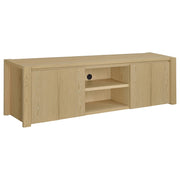 Laurelton 78-inch 4-door TV Stand Media Console Light Oak