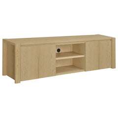 Laurelton 78-inch 4-door TV Stand Media Console Light Oak