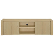 Laurelton 78-inch 4-door TV Stand Media Console Light Oak