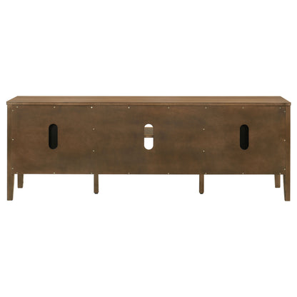 Thori 63-inch 2-door TV Stand Media Console Dark Brown