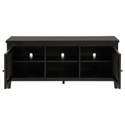 Consola para TV Concord de 2 puertas y 60 pulgadas en color Java envejecido