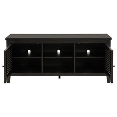 Consola para TV Concord de 2 puertas y 60 pulgadas en color Java envejecido