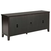 Consola para TV Concord de 2 puertas y 60 pulgadas en color Java envejecido