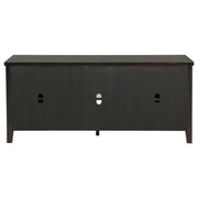 Consola para TV Concord de 2 puertas y 60 pulgadas en color Java envejecido