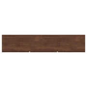 Trask 86-inch Wood TV Stand Media Console Mango Brown