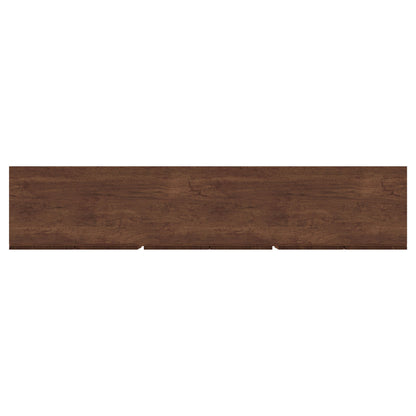 Trask 86-inch Wood TV Stand Media Console Mango Brown