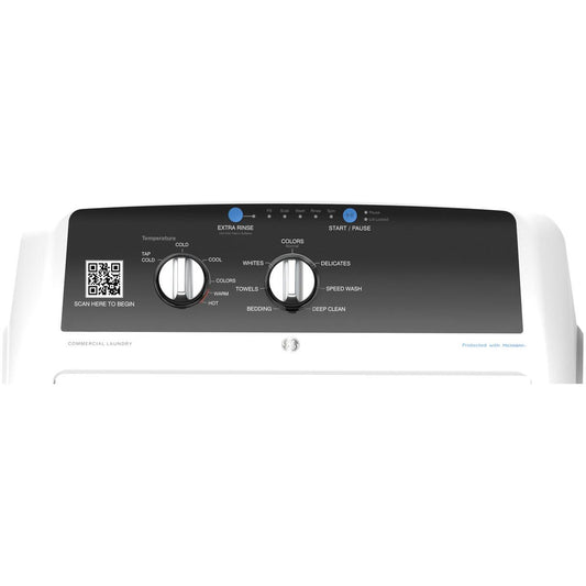  GE Top Loading Commercial Washer with Wi-Fi VTW525ASRWB IMAGE 2