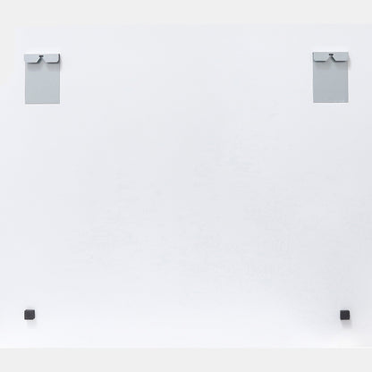 Arte abstracto de vidrio templado metálico