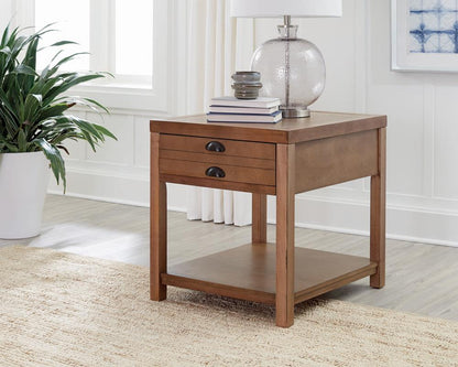 Classic Wooden End Table