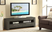 Mueble para TV Elkton de 59 pulgadas, madera de ingeniería, con 2 cajones, color mango