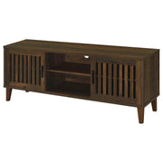 Mueble para TV Sedona de 2 puertas de madera de ingeniería de 60 pulgadas en pino oscuro