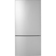 GE 32-inch, 17.7 cu.ft. Counter-Depth Bottom Freezer Refrigerator with LED Lighting GBE17HYRFS IMAGE 1