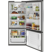 GE 30-inch, 21 cu.ft. Freestanding Bottom Freezer with LED Lighting GBE21DYKFS IMAGE 4
