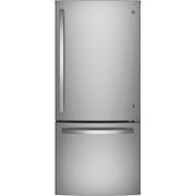 GE 30-inch, 21 cu.ft. Freestanding Bottom Freezer Refrigerator with Interior Ice Maker GDE21EYKFS IMAGE 1