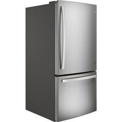  GE 33-inch, 24.8 cu.ft. Freestanding Bottom Freezer Refrigerator with Interior Ice Maker GDE25EYKFS IMAGE 2
