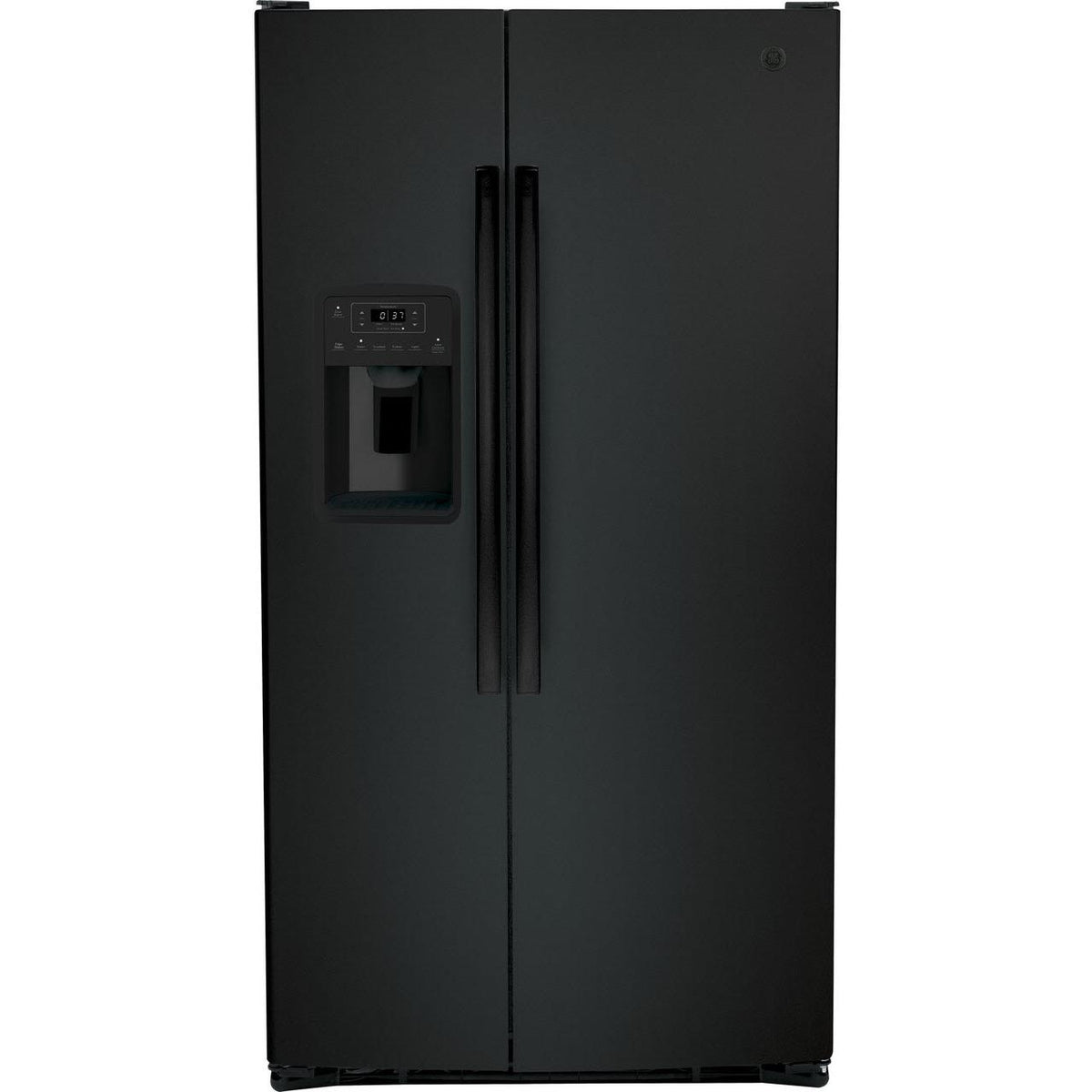 GE 36-inch 25.3 cu.ft. Freestanding Side-by-Side Refrigerator with LED Lighting GSE25GGPBB IMAGE 1