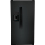 GE 36-inch 25.3 cu.ft. Freestanding Side-by-Side Refrigerator with LED Lighting GSE25GGPBB IMAGE 1