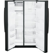 GE 36-inch 25.3 cu.ft. Freestanding Side-by-Side Refrigerator with LED Lighting GSE25GGPBB IMAGE 6