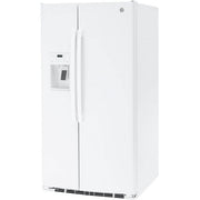 GE 36-inch 25.3 cu.ft. Freestanding Side-by-Side Refrigerator with LED Lighting GSE25GGPWW IMAGE 3