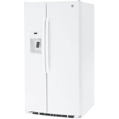 GE 36-inch 25.3 cu.ft. Freestanding Side-by-Side Refrigerator with LED Lighting GSE25GGPWW IMAGE 3