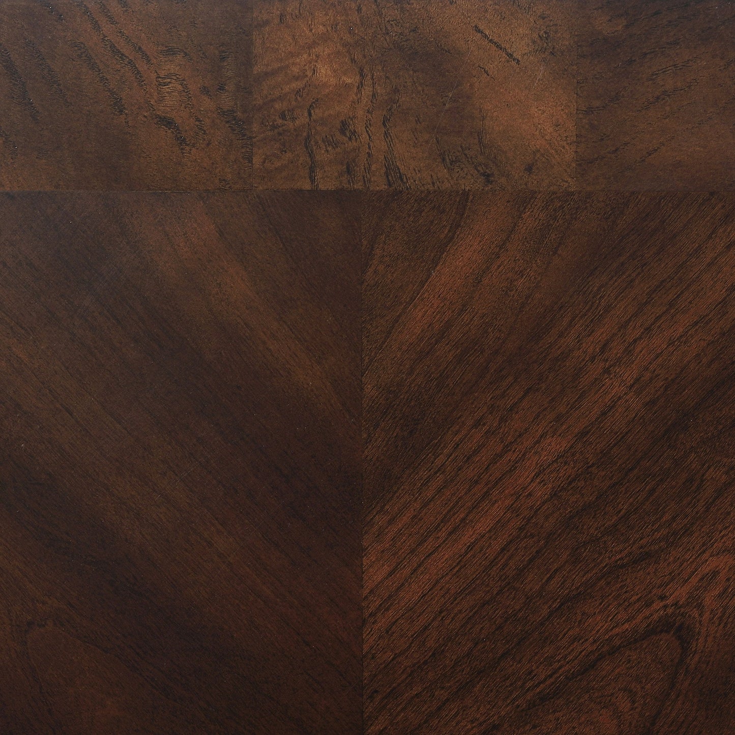 Laney Glass Top Coffee and End Table Set Dark Merlot