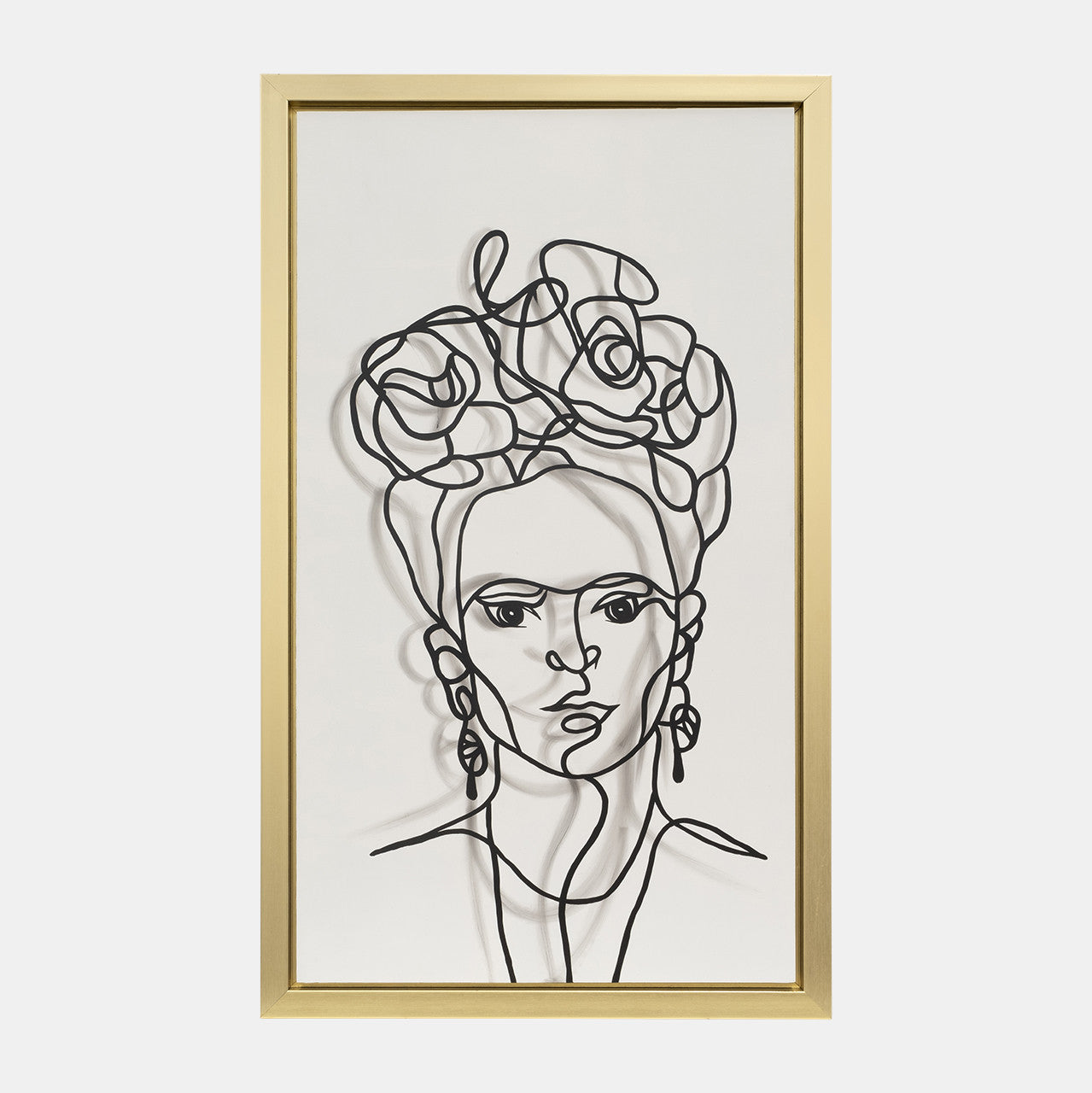 35x59 Hand Painted Frida