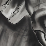 Belleza de elefante pintada a mano