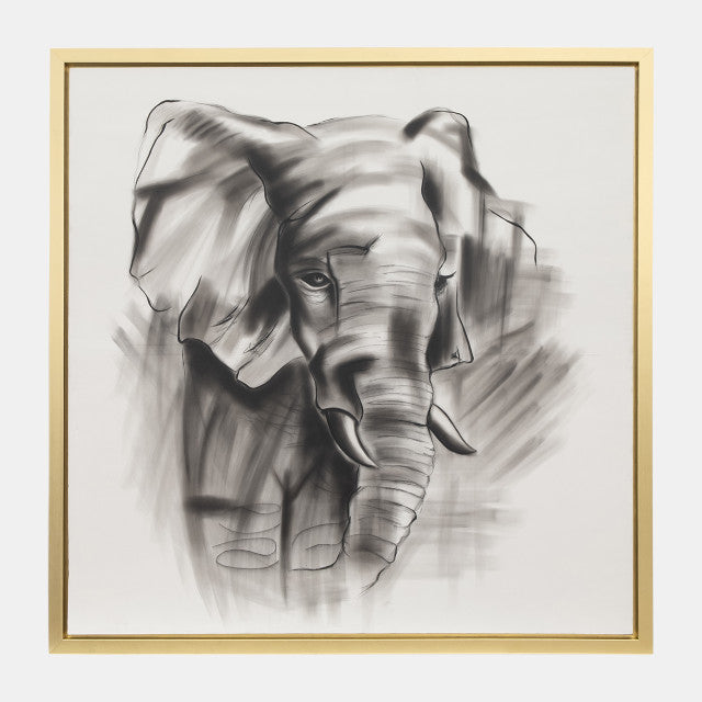 Hand Painted Elephant Beauty